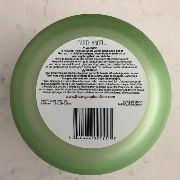 Earth Angel Spiritual Vanilla Scented Two Wick Natural Soy 12oz Candle Sz OS NWT - Picture 5 of 6